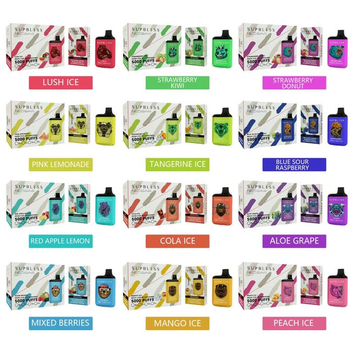 Supbliss Neo Bar 5000 Puffs Disposable Vape Wholesale best